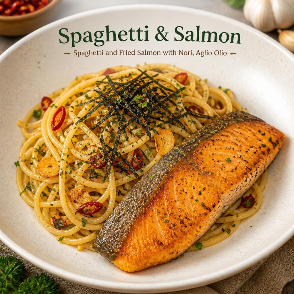 Spaghetti & Salmon